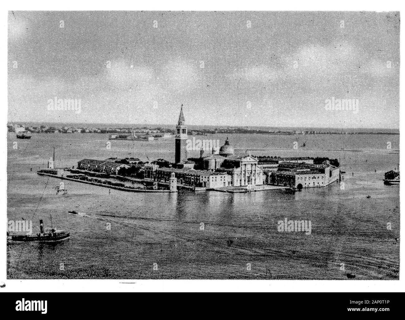 Vintage photography : Venezia à la fin des années 40, Veneto, Italie Banque D'Images