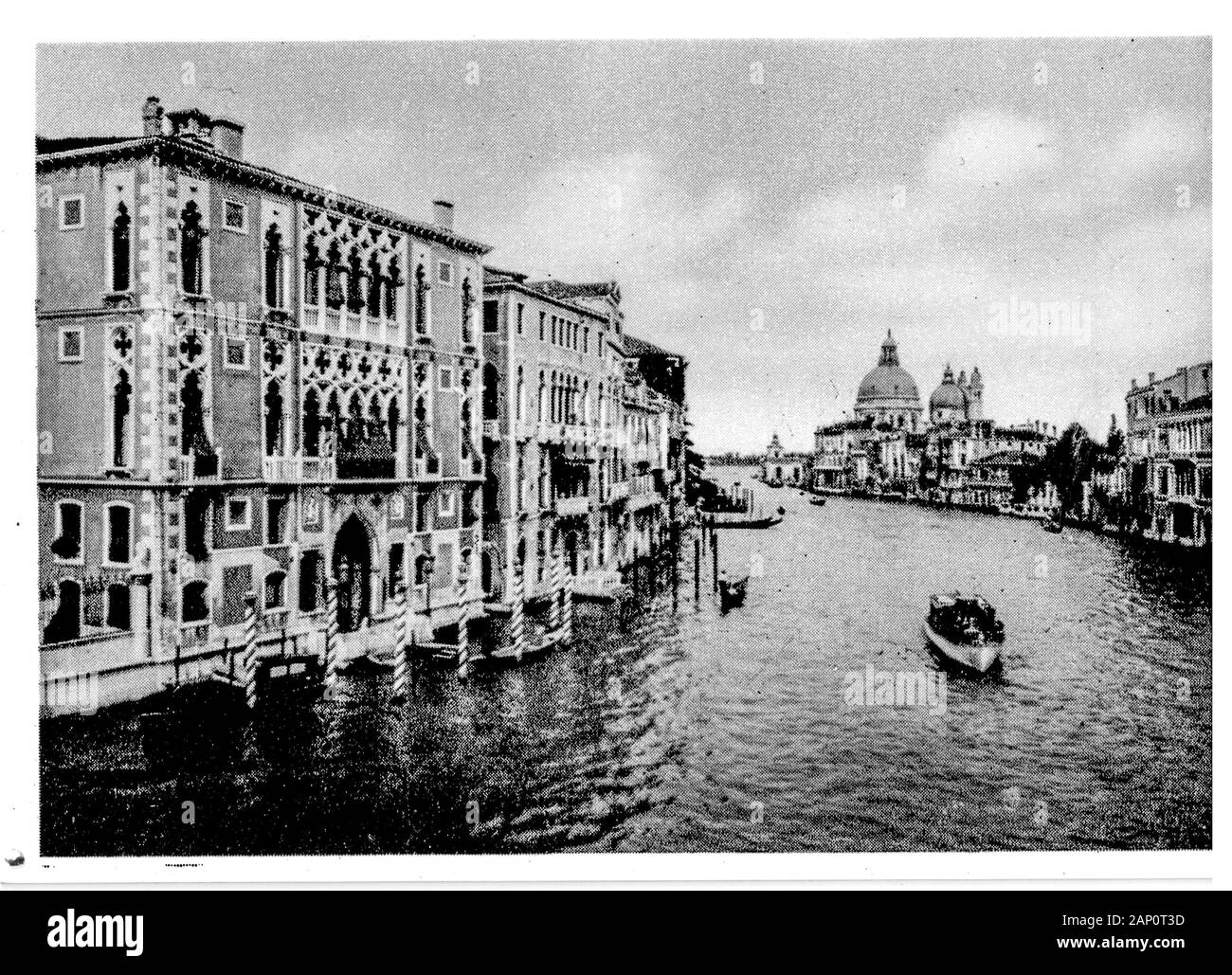 Vintage photography : Venezia à la fin des années 40, Veneto, Italie Banque D'Images