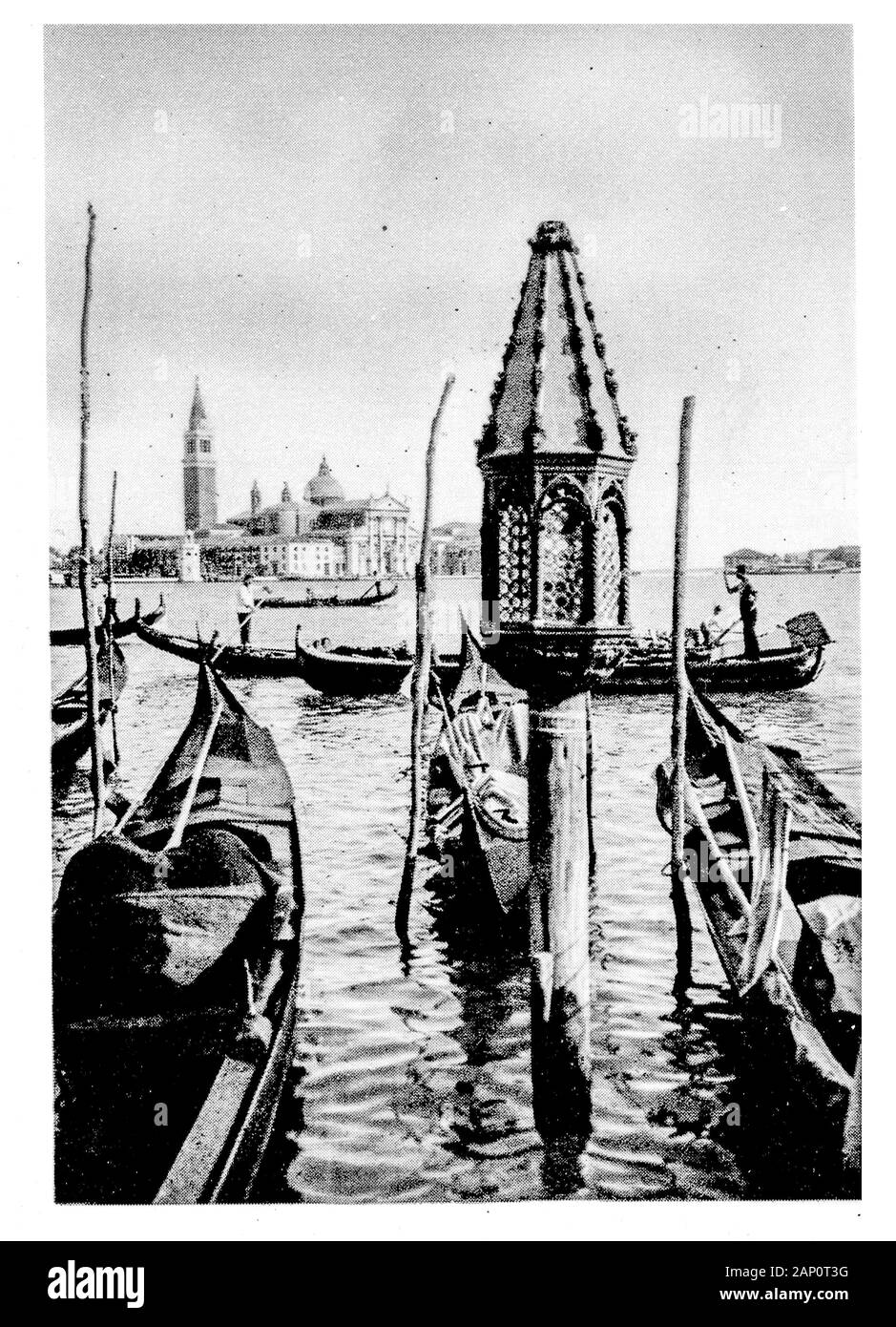 Vintage photography : Venezia à la fin des années 40, Veneto, Italie Banque D'Images