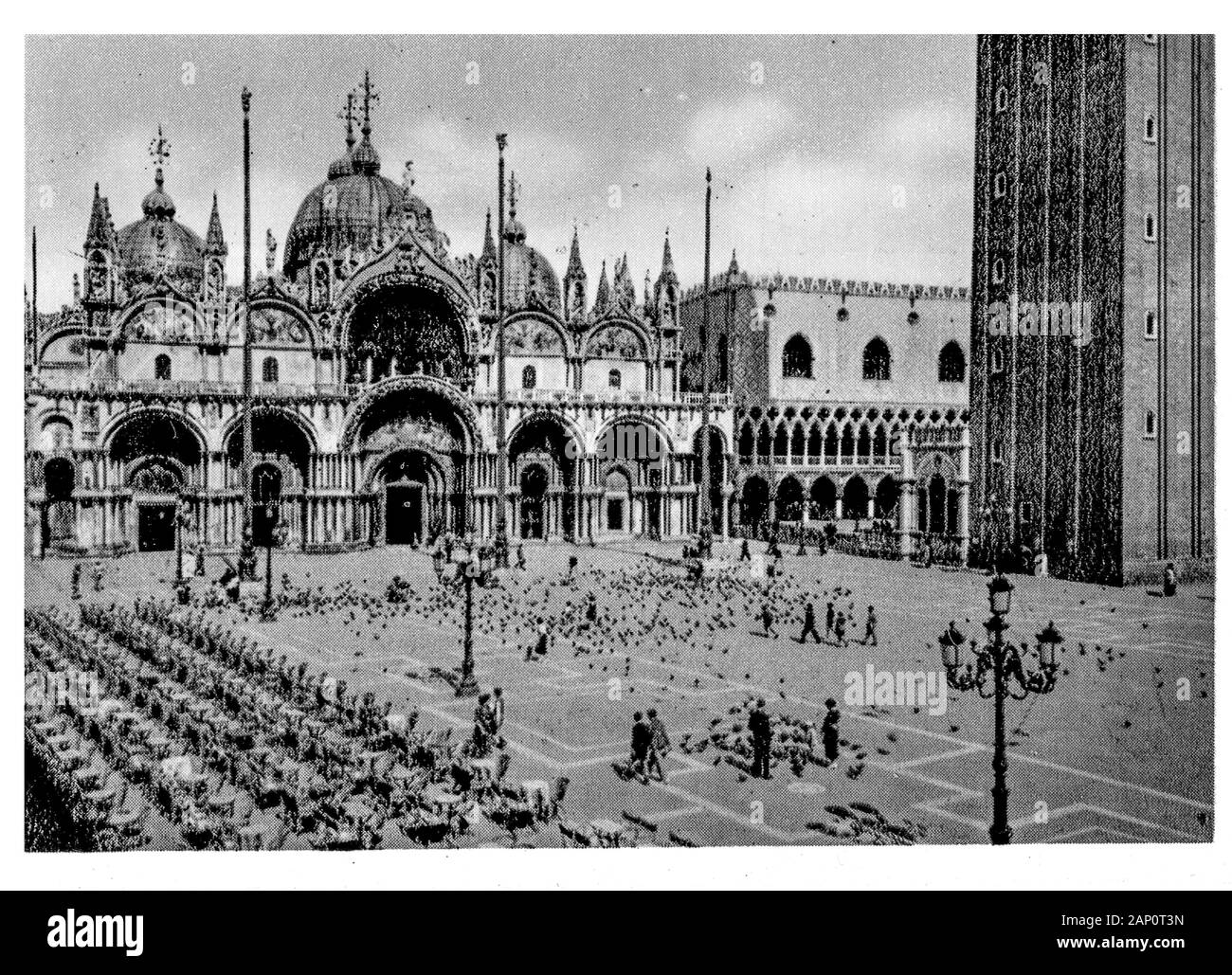 Vintage photography : Venezia à la fin des années 40, Veneto, Italie Banque D'Images