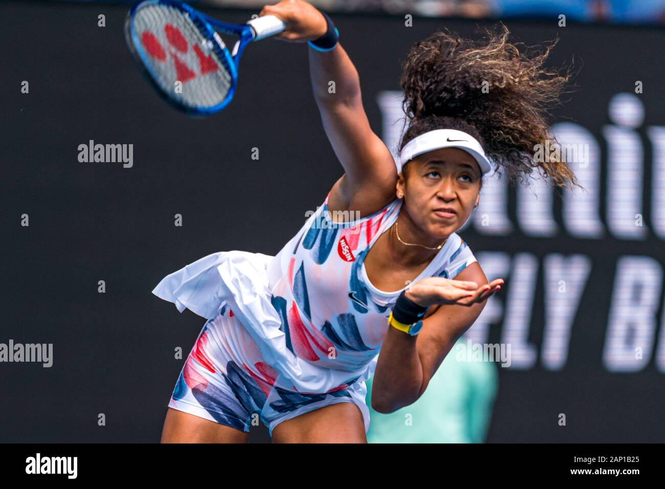 Melbourne, Australie. 20 Jan, 2020. Naomi Osaka du Japon à l'Australian Open 2020 Jour 1 Championnat de Tennis Match à Melbourne Park Tennis Center, ( © Andy Cheung/ArcK Images/arckimages.com/UK Tennis Magazine/International Sports - Photos) Credit : Roger Parker/Alamy Live News Banque D'Images