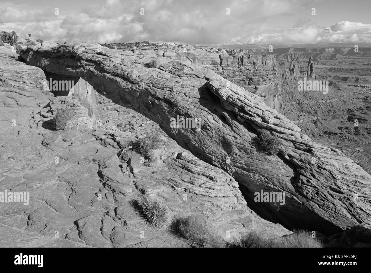 Mesa Arch, Parc National de Canyonlands, Moab, Utah, USA Banque D'Images