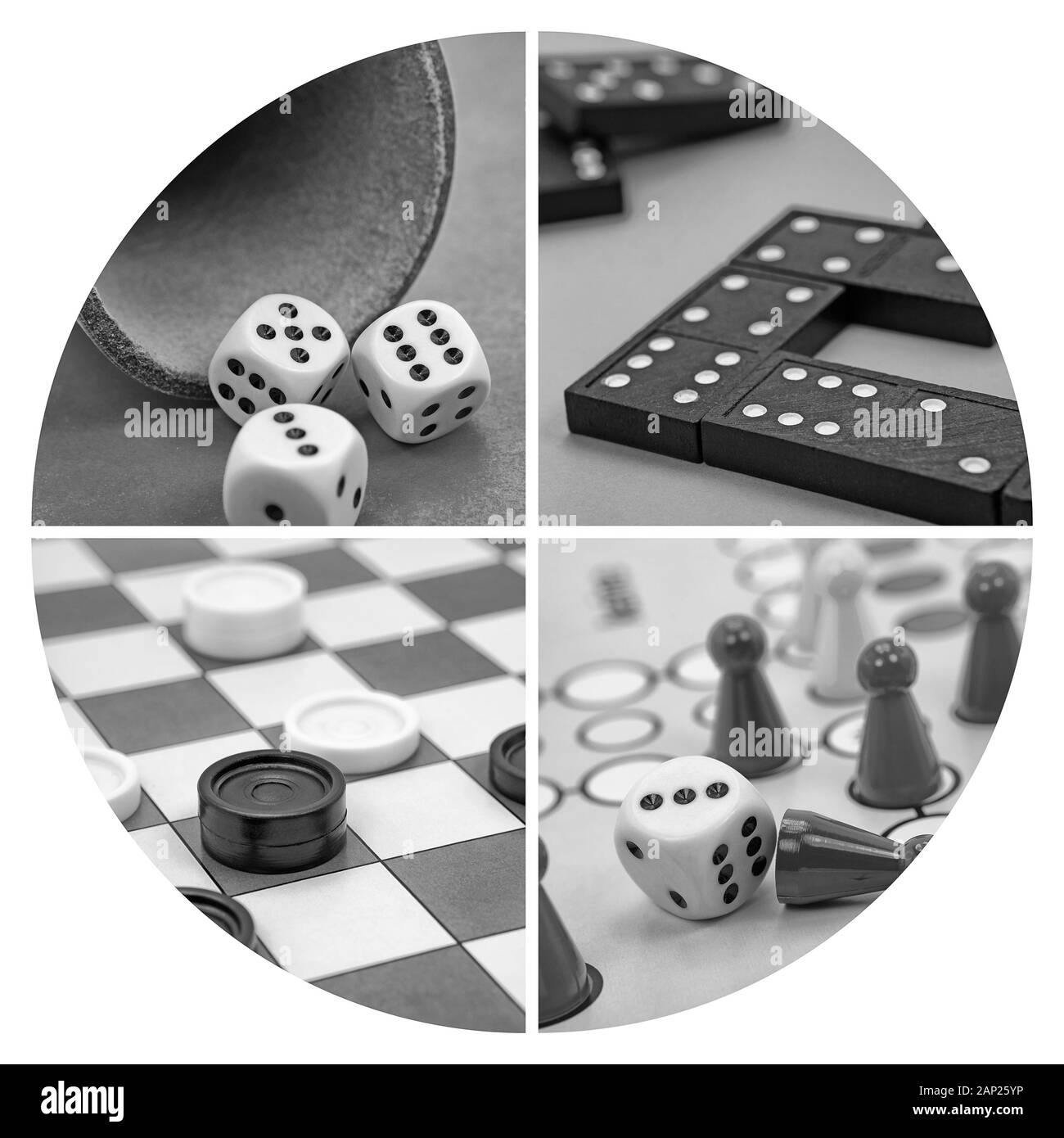 Jeux de soci t Banque d images noir et blanc Alamy