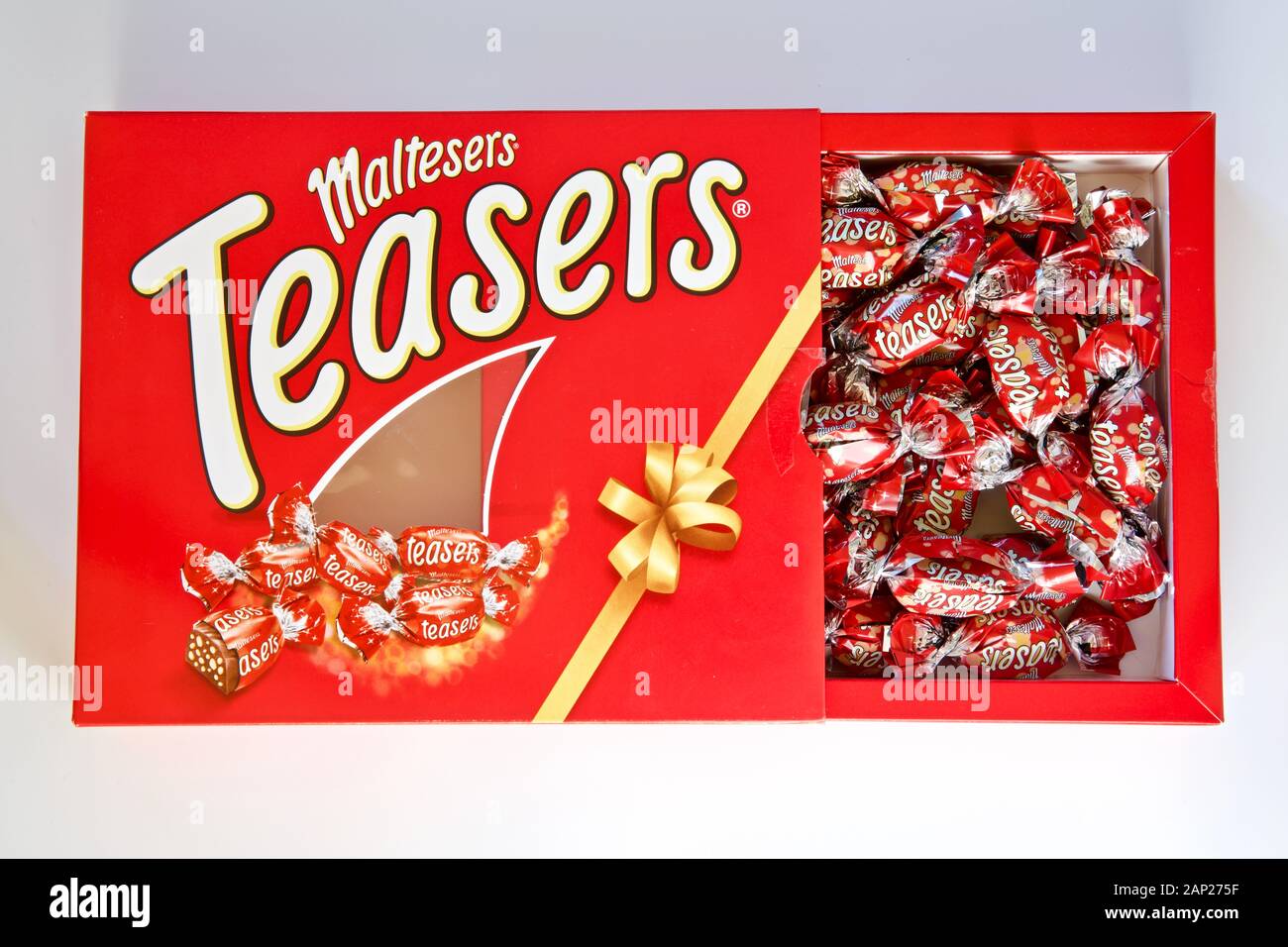 Maltesers réflexion boîte-cadeau Banque D'Images