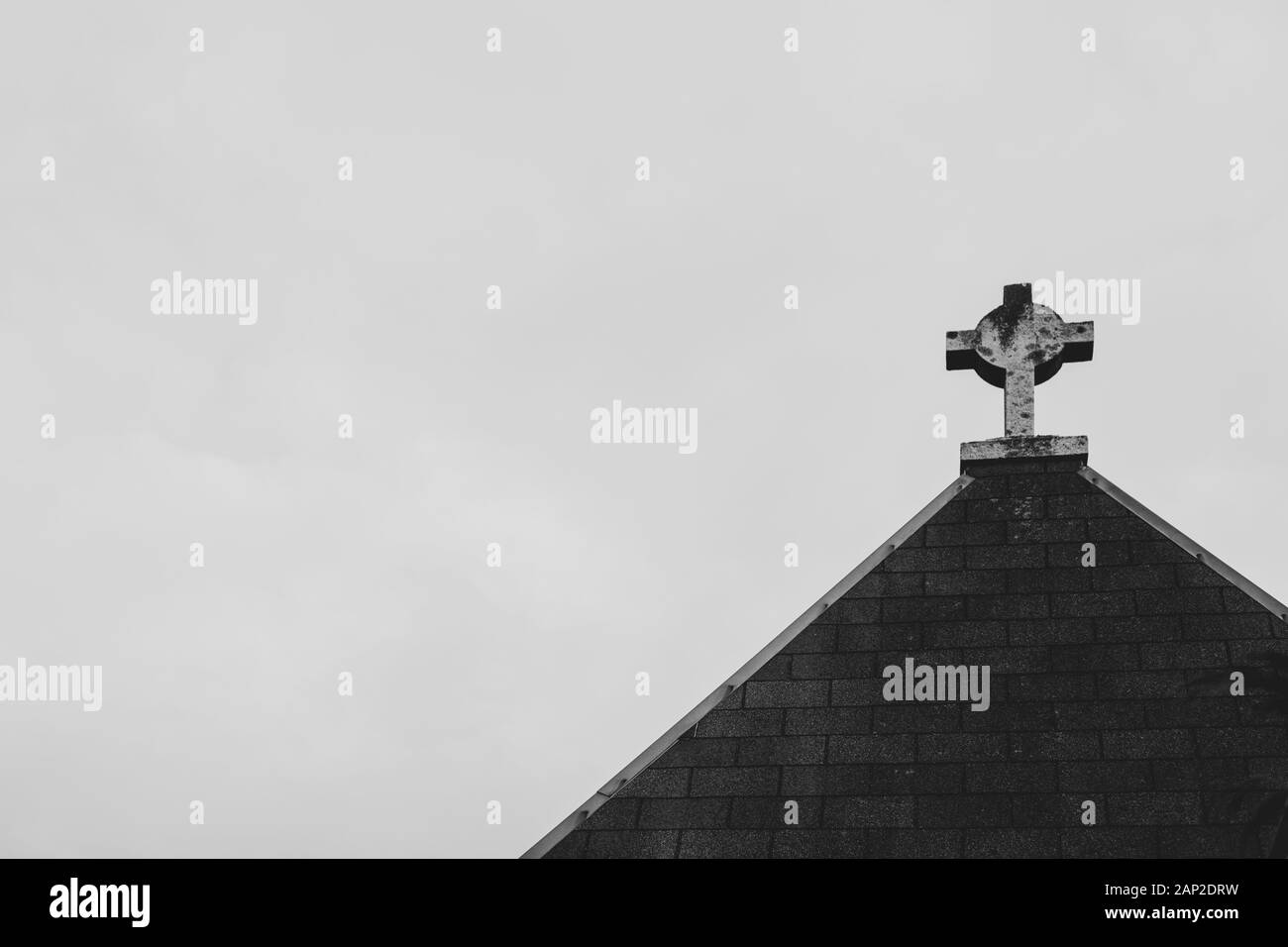 Cimetière croix sur Banque D'Images