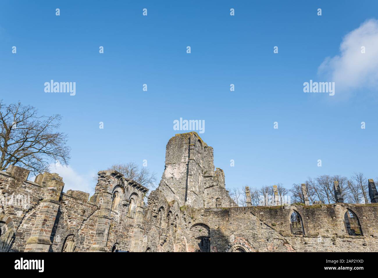 Abbaye de Villers (abbaye de Villers) est une ancienne abbaye cistercienne située sur la commune de Villers-la-Ville, dans la province du Brabant Wallon Banque D'Images