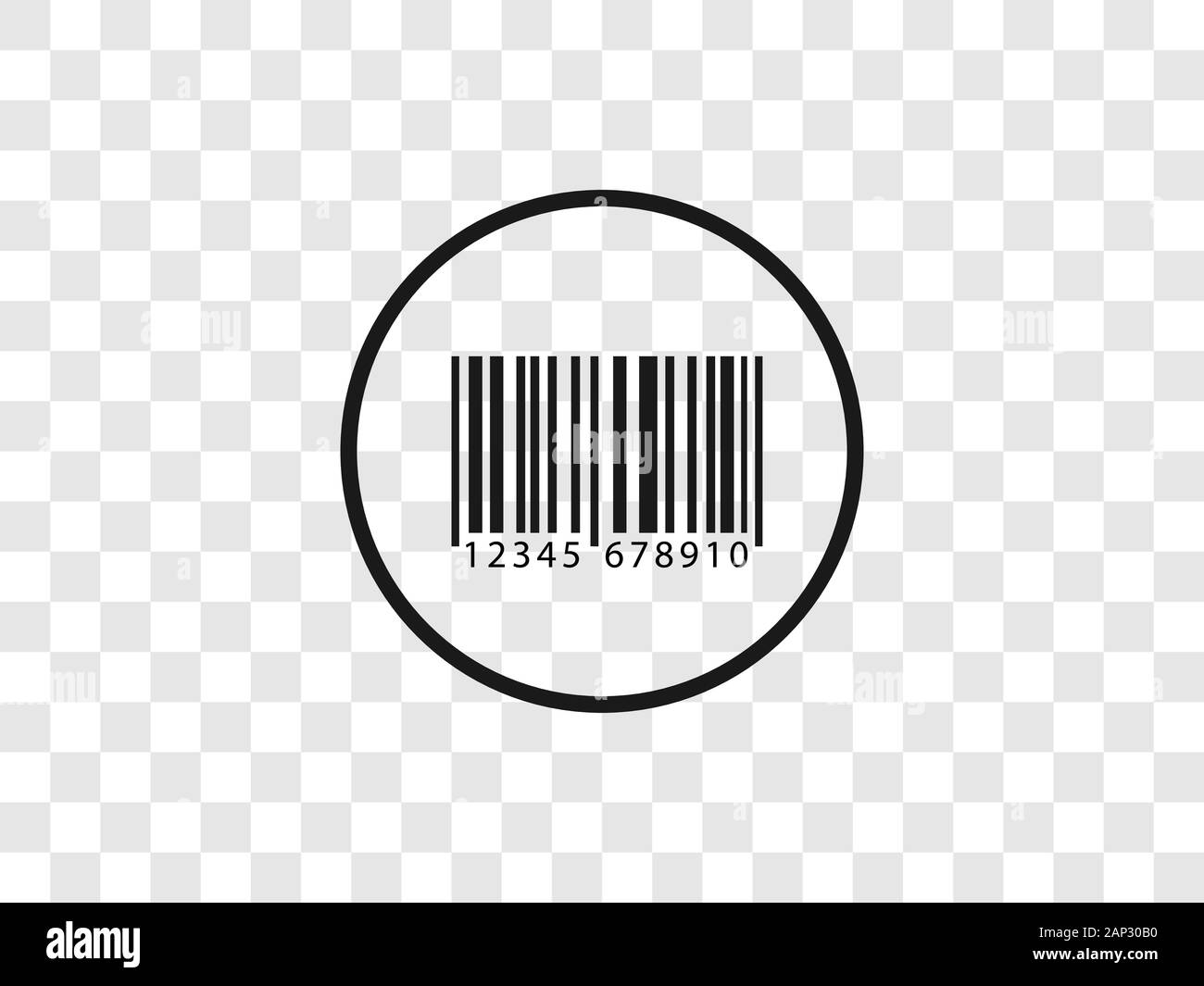 Code-barres, icône de code. Illustration vectorielle, conception plate. Illustration de Vecteur