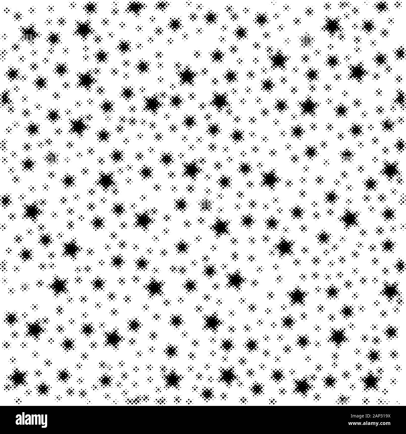 Fond blanc avec des points noirs. Résumé fond avec la conception de points de trame. Vector illustration. Illustration de Vecteur