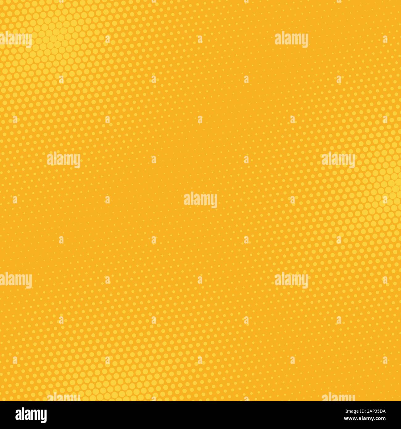 Comics fond orange points de demi-tons, pop art style rétro. Illustration de Vecteur