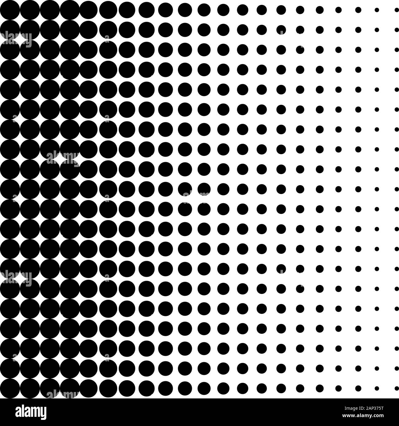 Fond blanc avec des points noirs. Résumé fond avec la conception de points de trame. Vector illustration. Illustration de Vecteur