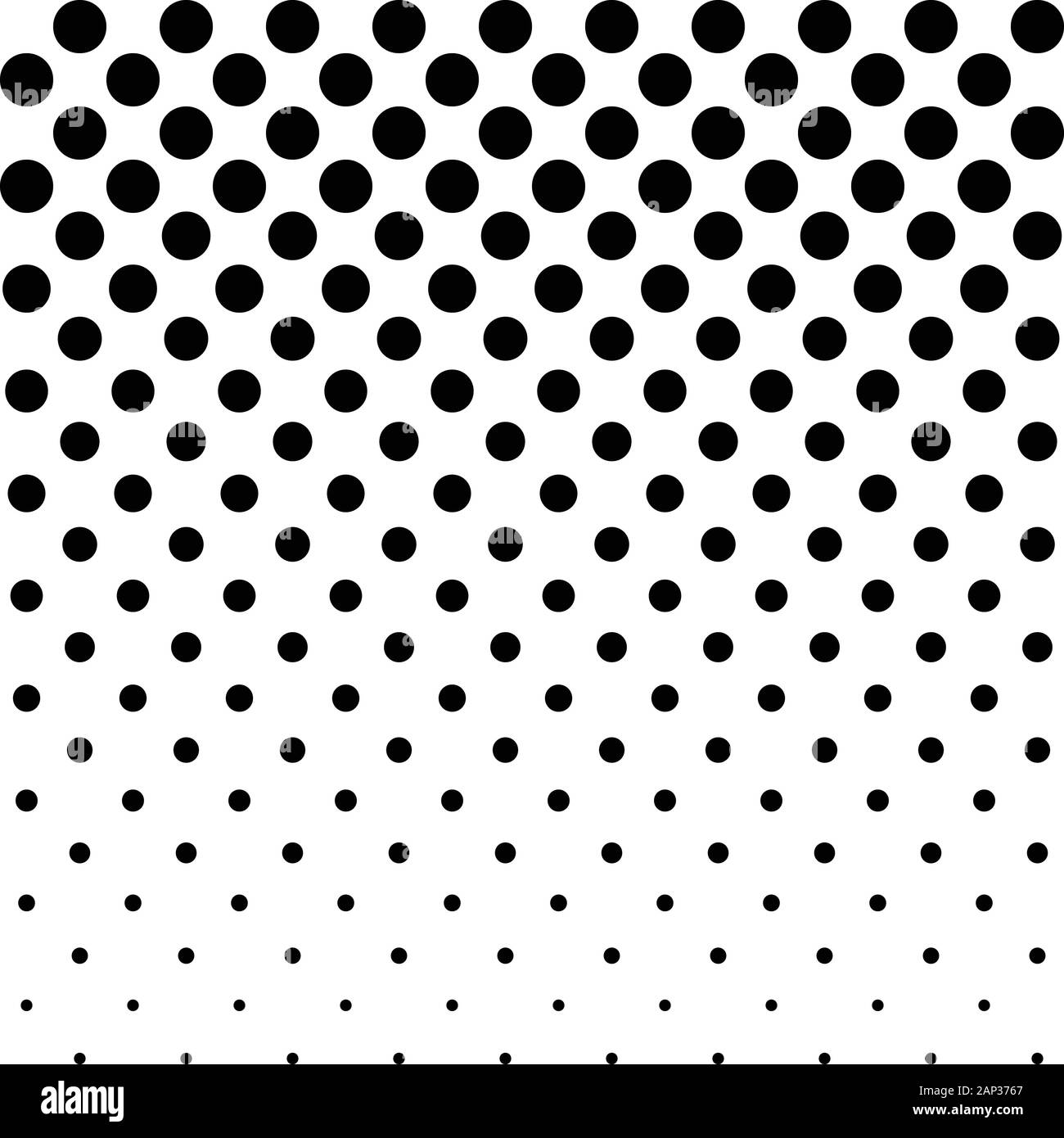 Fond blanc avec des points noirs. Résumé fond avec la conception de points de trame. Vector illustration. Illustration de Vecteur