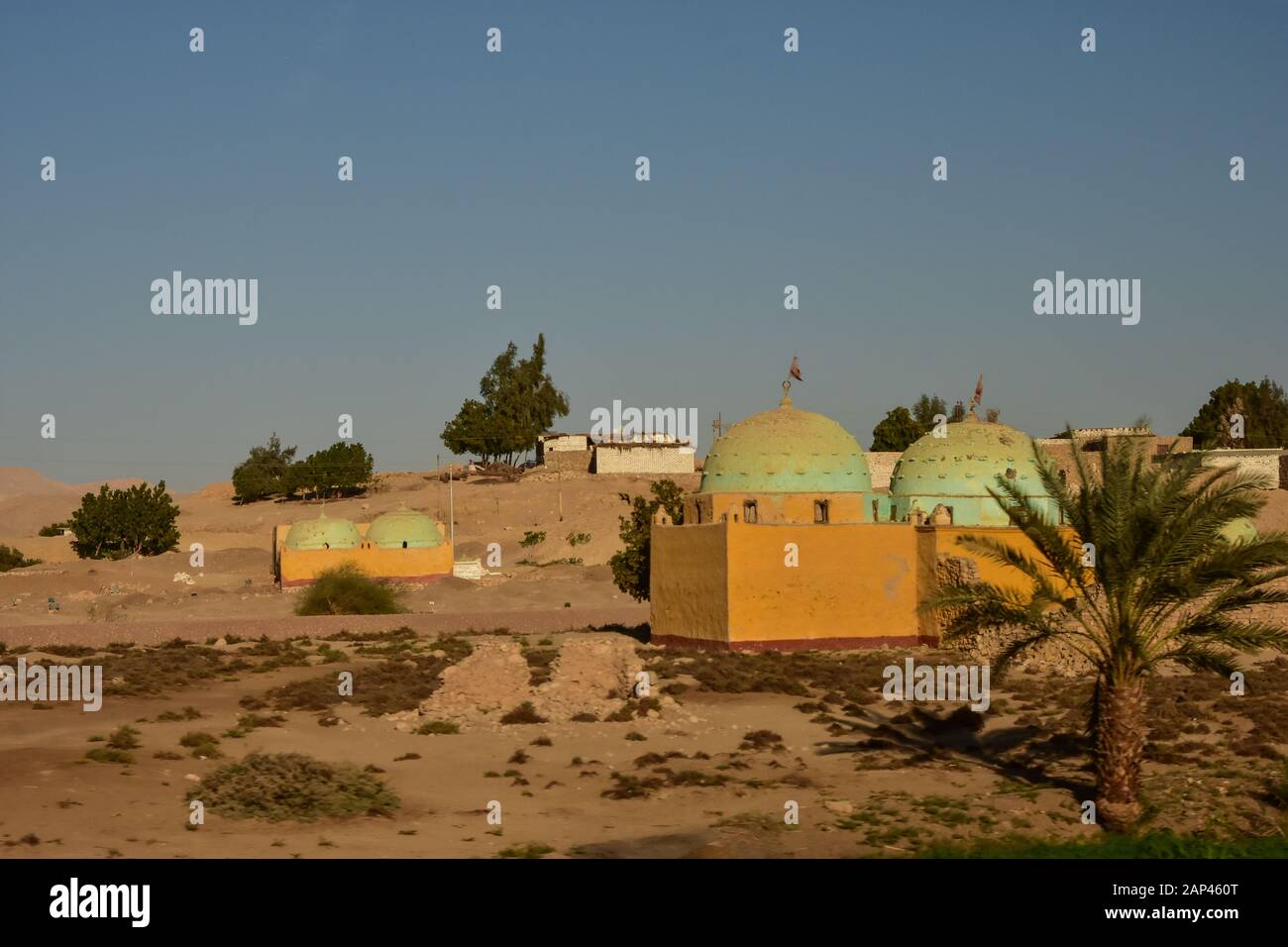 Zone rurale à Assouan, Egypte Banque D'Images