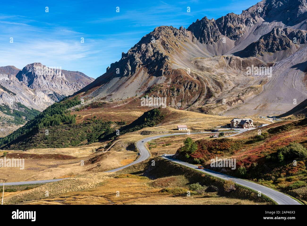 Sur la montagne dans le parc national des Écrins, France, Europe Banque D'Images