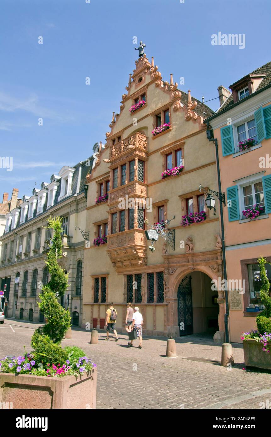 Maison Des Têtes, Colmar Banque D'Images