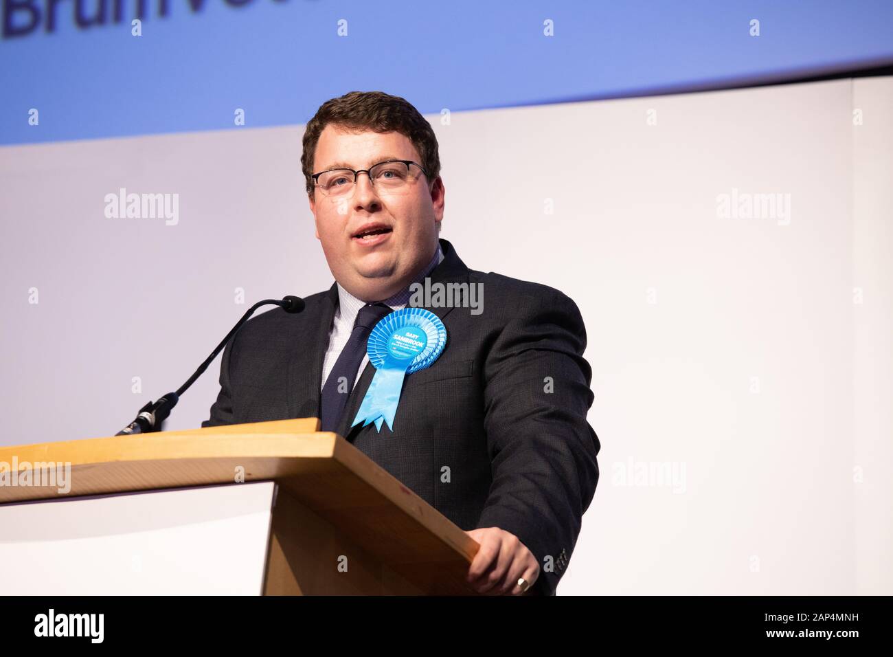 Gary Sambrook a remporté la circonscription de Northfield Birmingham pour le parti conservateur lors de l'élection générale de 2019. Gary Sambrook a pris le siège de Richard Burden (Labour) qui avait occupé le siège pendant 27 ans. Banque D'Images