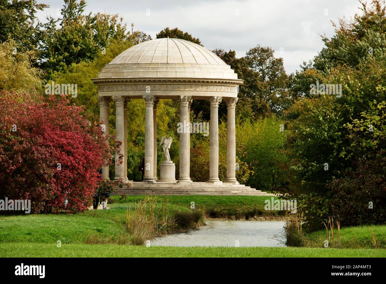 Château De Versailles France Château De Versailles. Palais et jardins français du temple de l'Amour de Versailles. Temple De L'Amour Banque D'Images