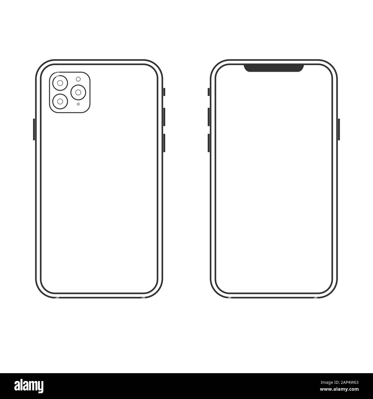 La ligne de téléphone sur un fond blanc avec un appareil multifonction pour affaires, l'article 10 EPS vectoriel Illustration de Vecteur