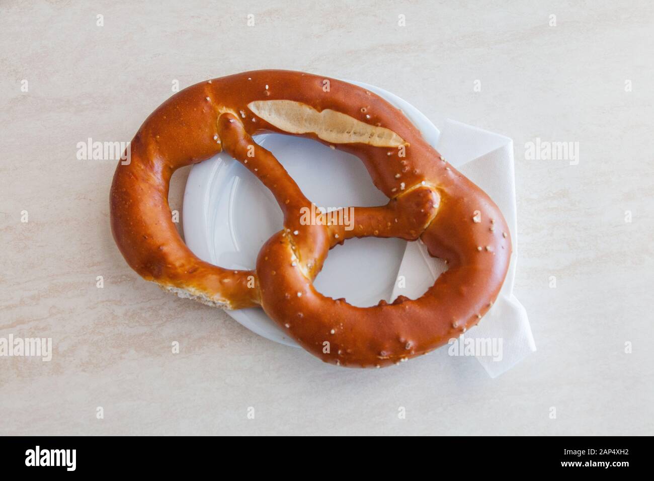 Grand Pretzel, Vienne, Autriche. Banque D'Images