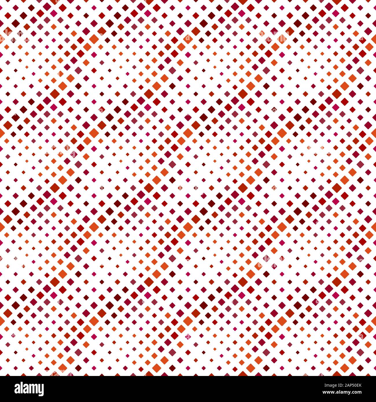 Motif carré arrondi diagonale arrière-plan - résumé vecteur conception colorée Illustration de Vecteur