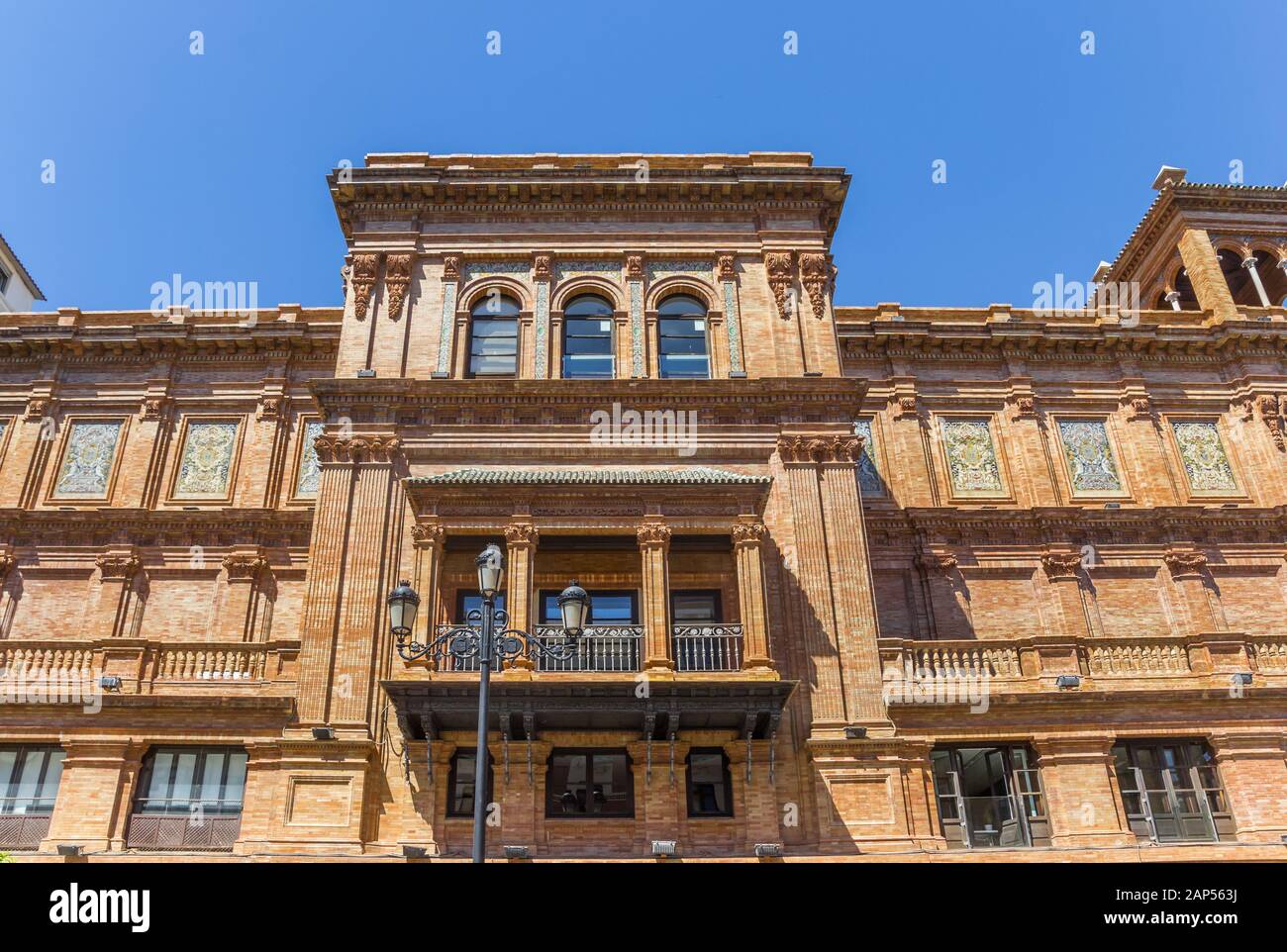 Façade du bâtiment gouvernemental Junta de Andalucia à Séville, Espagne Banque D'Images