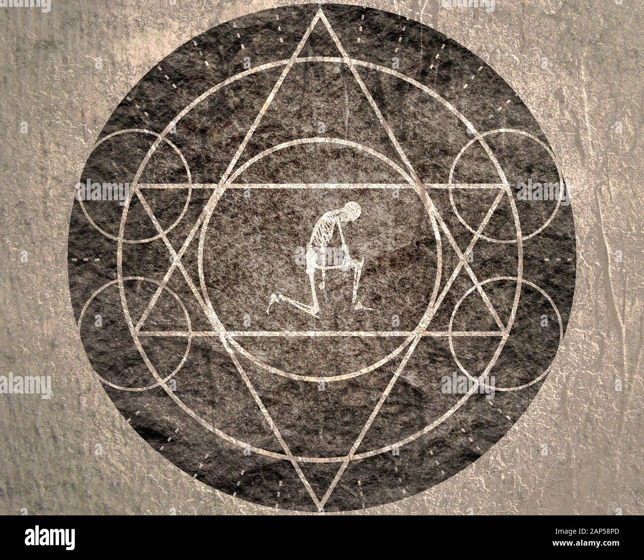 Mystère, la sorcellerie, l'alchimie et occulte signe de tatouage ...