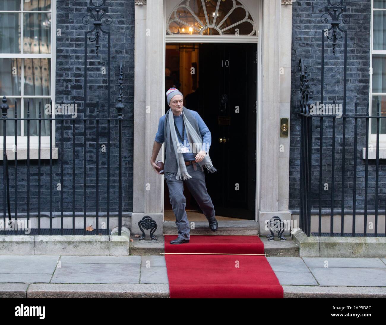 Londres, Royaume-Uni. 21 Jan, 2020. Conseiller spécial de Boris Johnson, Dominic Cummings, nombre de feuilles 10. Credit : Tommy Londres/Alamy Live News Banque D'Images