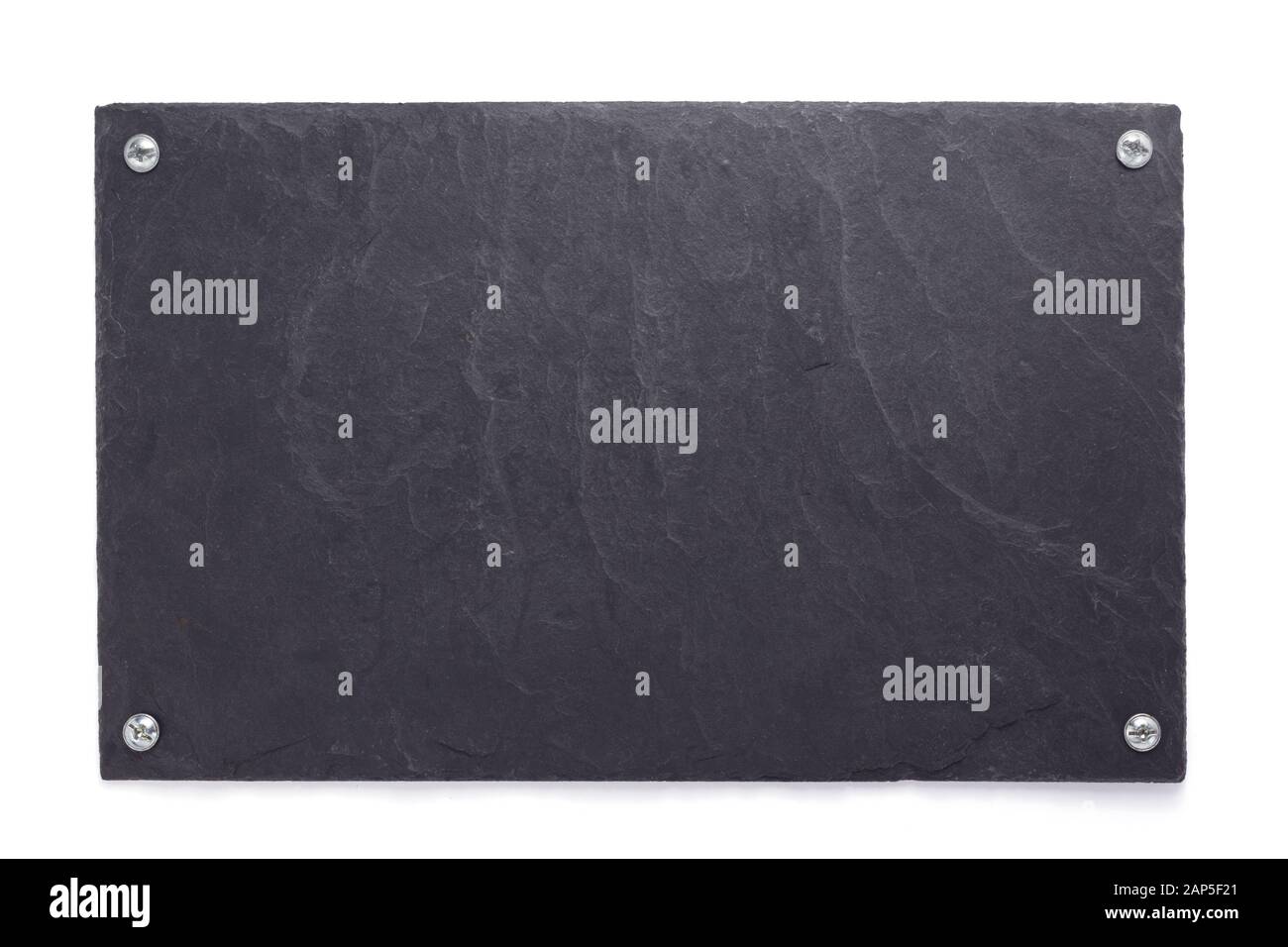 plaque signalétique à la surface de texture de fond en bois, avec vis Banque D'Images