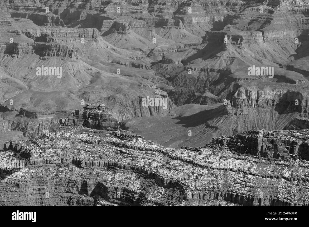 Mather Point, le Parc National du Grand Canyon, Arizona, USA Banque D'Images