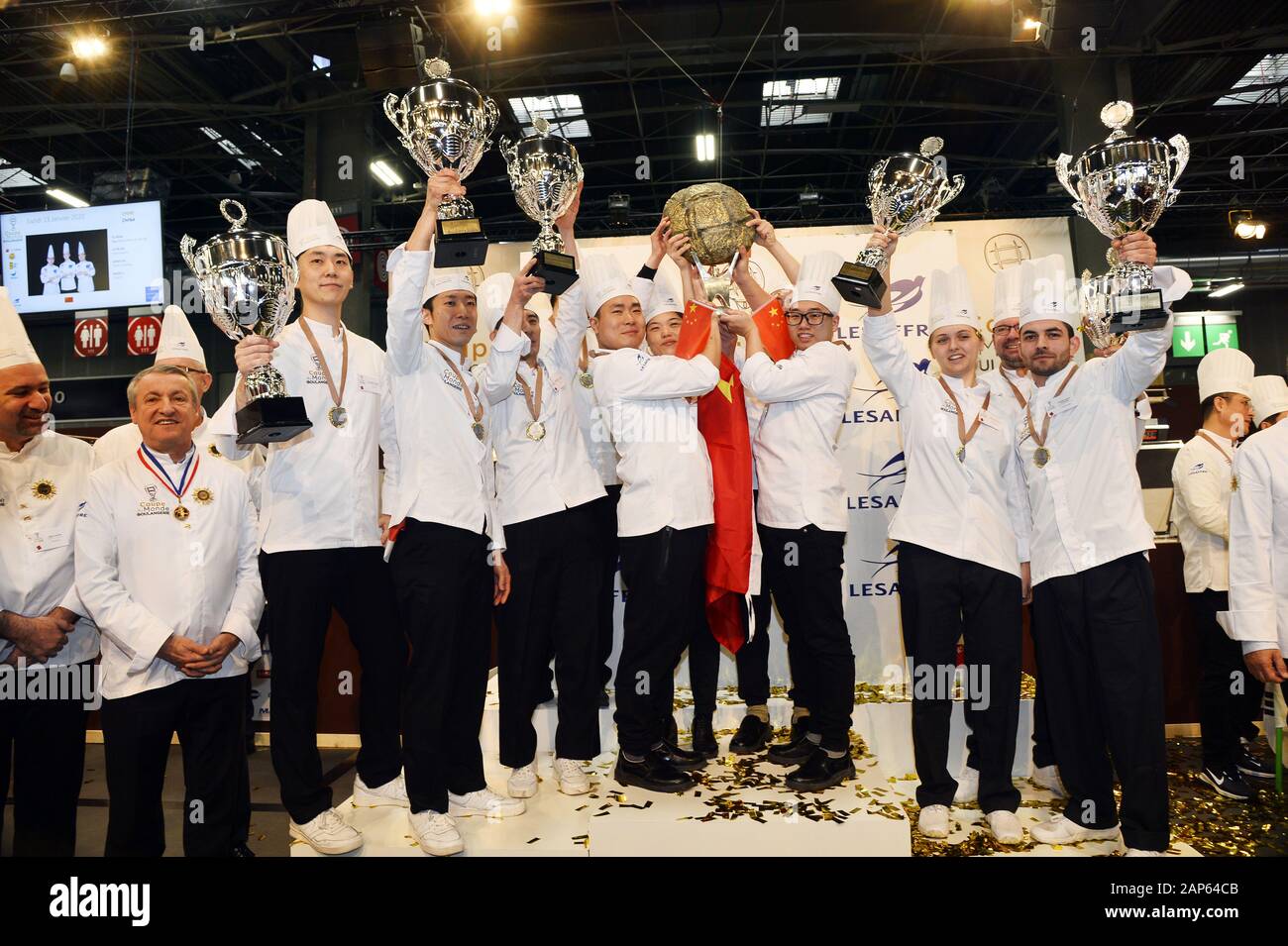 Chine wons la Coupe du Monde 2020 à Paris Boulangerie - EUROPAIN salon international - 14 janvier 2020 Banque D'Images
