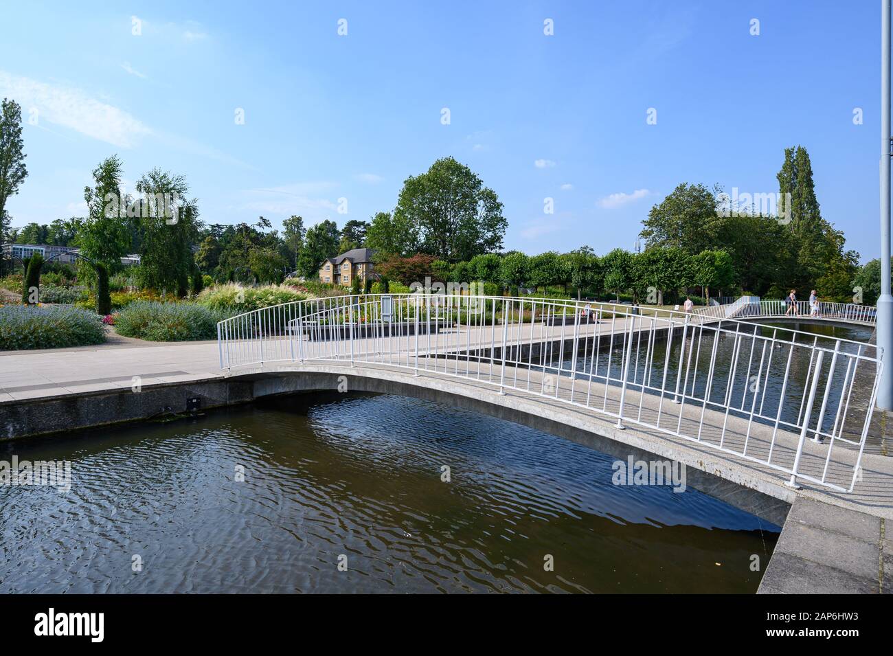 Jardins Aquatiques, Hemel Hempstead Banque D'Images