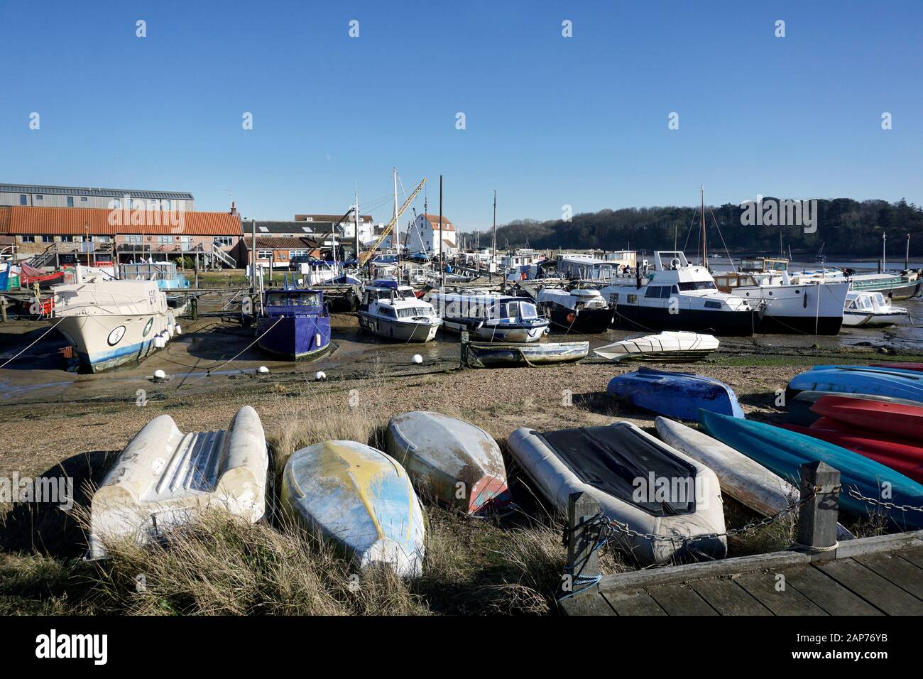 port de woodbridge beffddge suffolk angleterre Banque D'Images