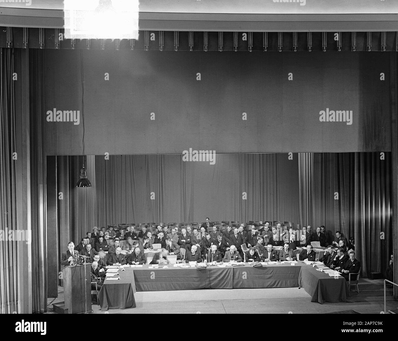 Fondation du travail du Congrès Date : Janvier 13, 1949 Banque D'Images