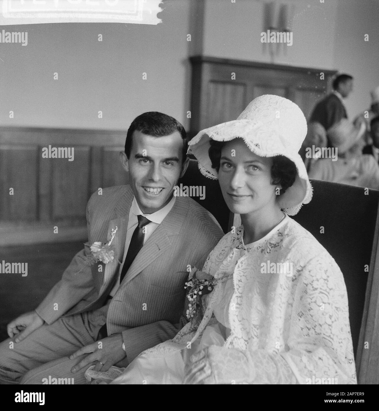 Coen Moulijn mariage ; Banque D'Images