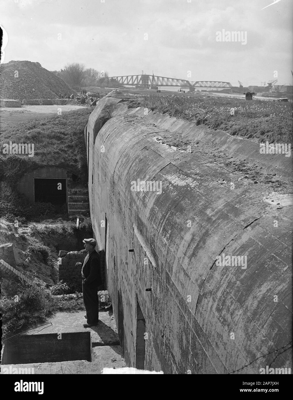 À n'importe quel élargissement du canal de la mer du Nord reste Date : avril 24, 1949 Mots-clés : Expansion Banque D'Images
