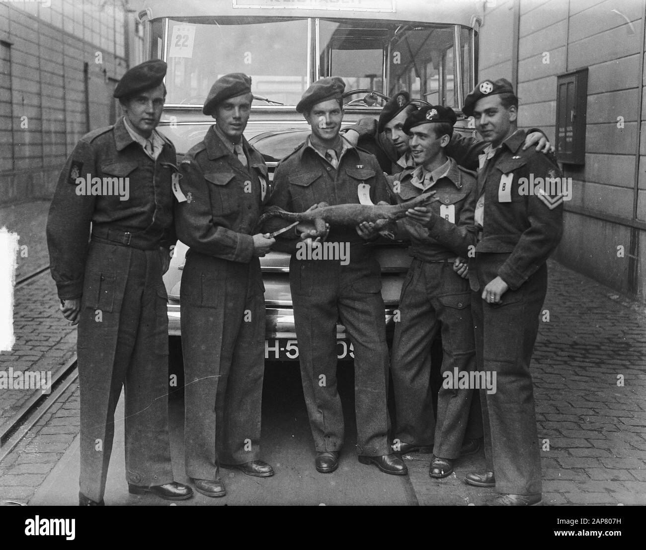 Arrivée Waterman Rotterdam Date : 9 Septembre 1949 Lieu : Rotterdam, Zuid-Holland Mots Clés : Arrivée Banque D'Images