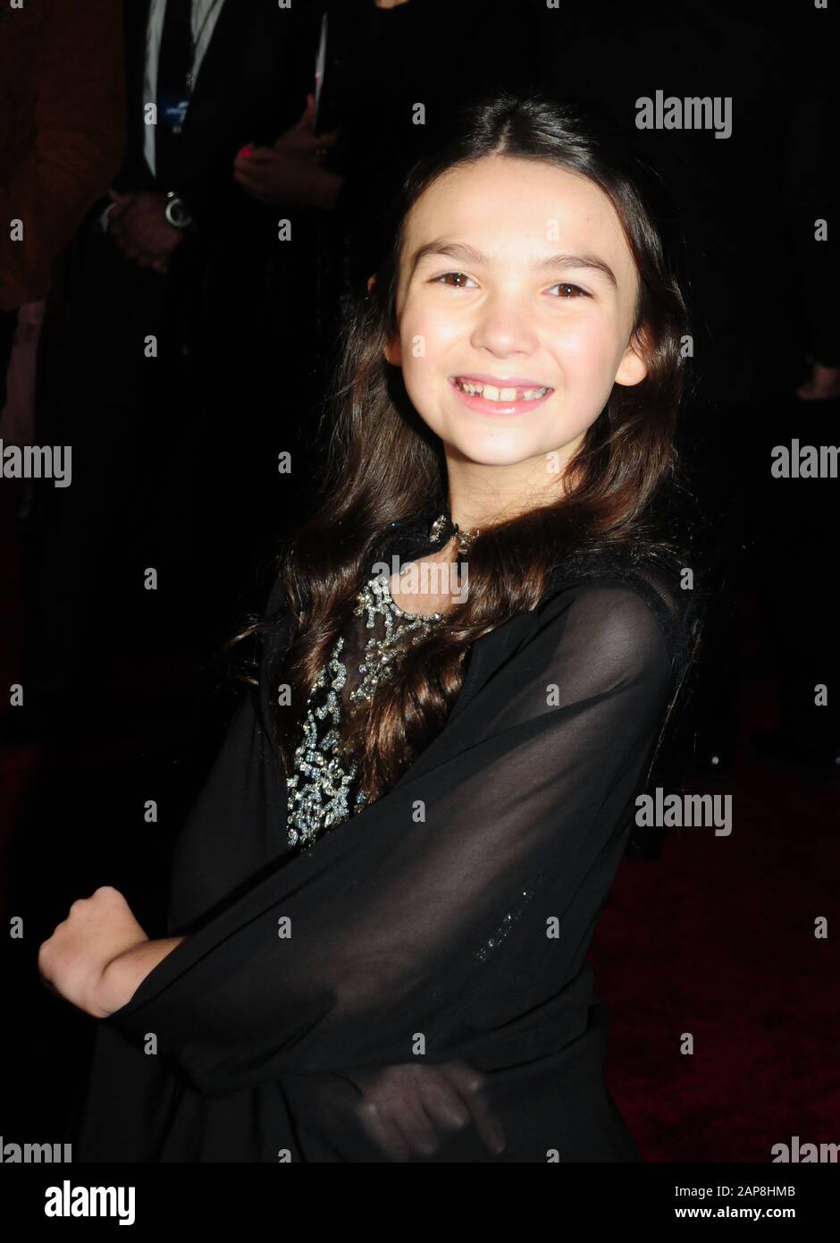 Hollywood, Californie, États-Unis 21 janvier 2020 actrice Brooklynn Prince assiste Universal Pictures and Dreamworks Pictures Présente la première de "The Turning" le 21 janvier 2020 au TCL Chinese Theatre à Hollywood, Californie, États-Unis. Photo De Barry King/Alay Live News Banque D'Images