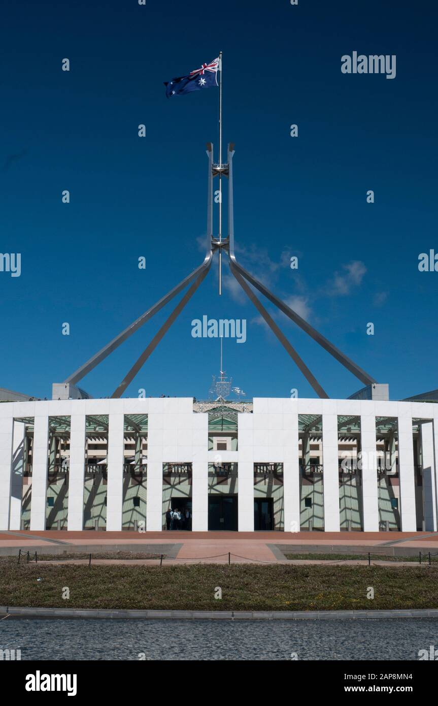 La Maison du parlement à Canberra, Australie Banque D'Images