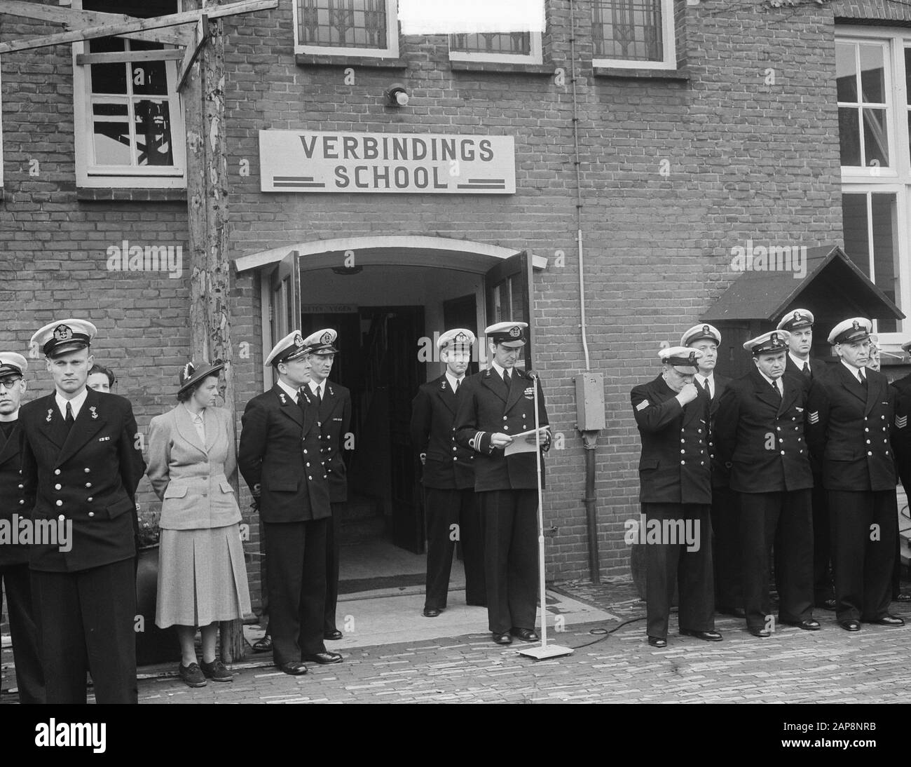 Commando-transfer LINK School Amsterdam Date: 29 septembre 1950 lieu: Amsterdam, Noord-Holland mots clés: Écoles de connexion Banque D'Images