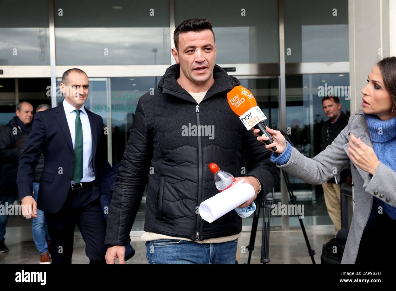 22 janvier 2020: 21 janvier 2020 (Malaga) couverture de l'audition orale du procès du petit Défunt Julen à Totalan devant la Cour de Malaga. (Image Crédit: © Lorenzo Carnero/Zuma Wire) Banque D'Images