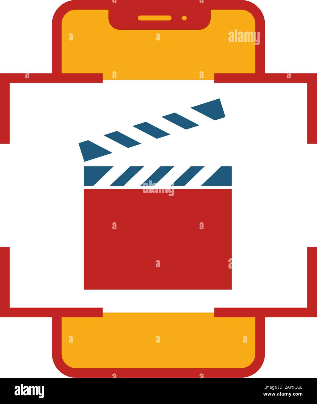 Icône Vidéo En Réalité Augmentée. Élément créatif plat de la collection d'icônes de périphériques visuels. Icône de vidéo en réalité augmentée colorée pour les modèles, le Web Illustration de Vecteur