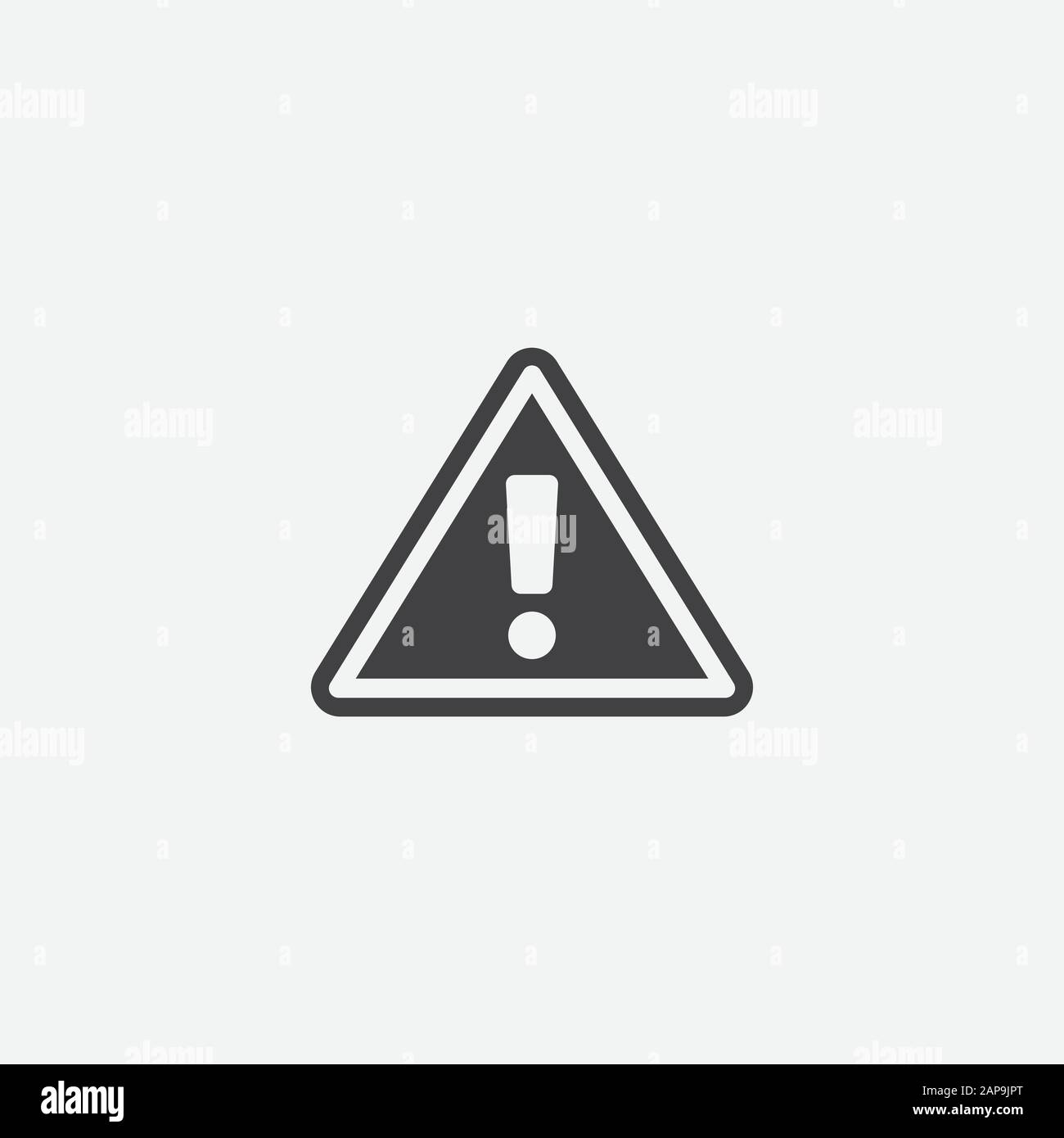 Panneau d'avertissement, panneau d'avertissement, icône d'alerte, symbole de danger, panneau d'avertissement de danger, alerte d'urgence, illustration d'icône de vecteur d'avertissement Illustration de Vecteur