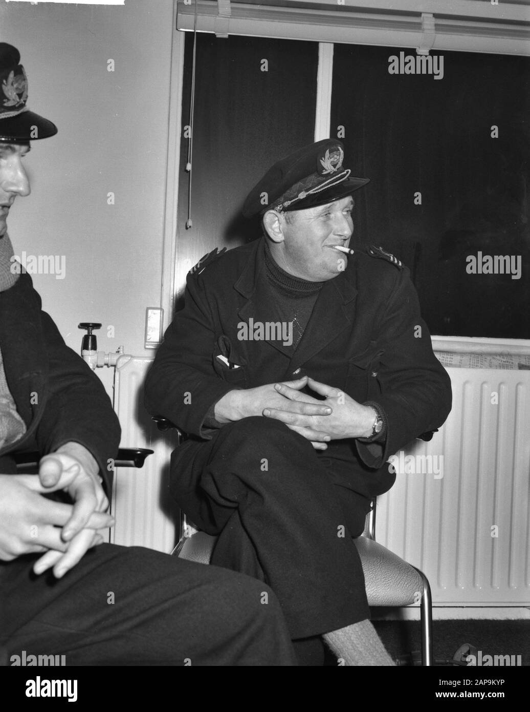 Abbaye de la fontaine de cargo britannique votée par Wijsmulle kaptein A. van der Wiele et Kaptein P. Langbroek Date : le 15 février 1962 mots clés : navires de fret Banque D'Images