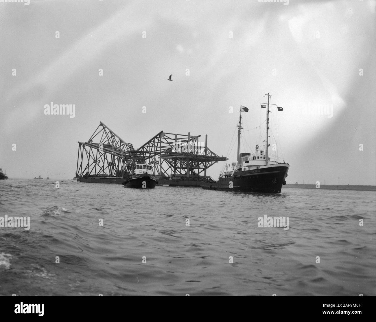 92 m sommeil long (via Verolme) dans le golfe Persique Date : 28 février 1962 Nom de l'institution : Verolme Banque D'Images