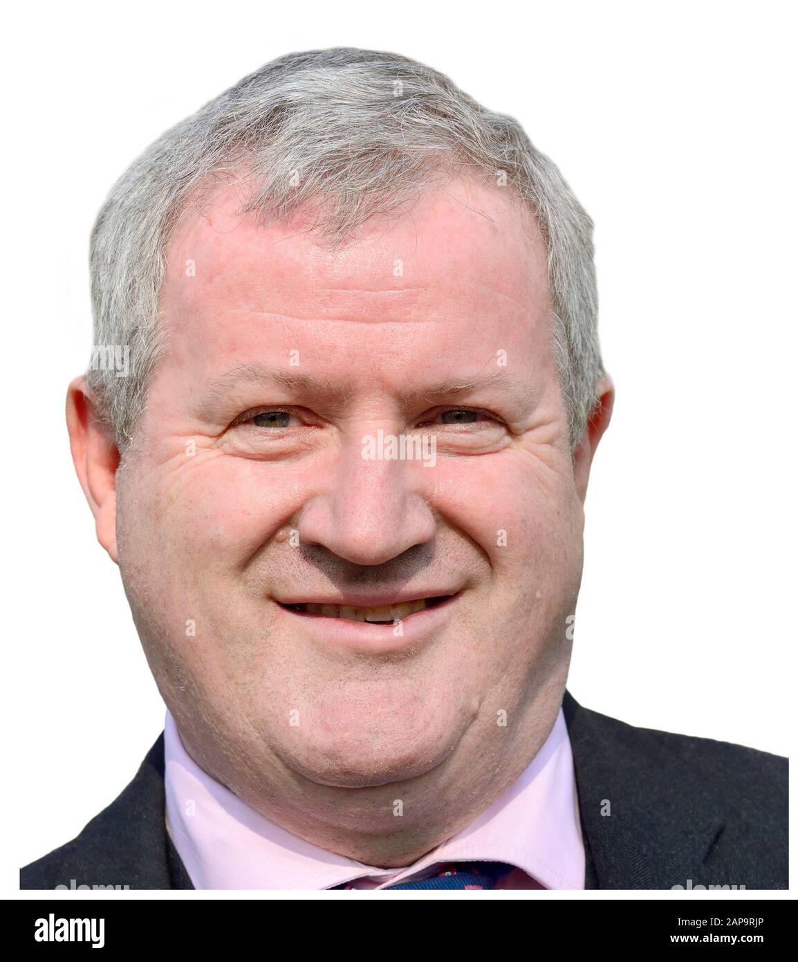 Ian Blackford MP (SNP : Ross, Skye et leader de Lochaber) groupe Westminster SNP. Interviewé sur College Green 1er avril 2019 Banque D'Images