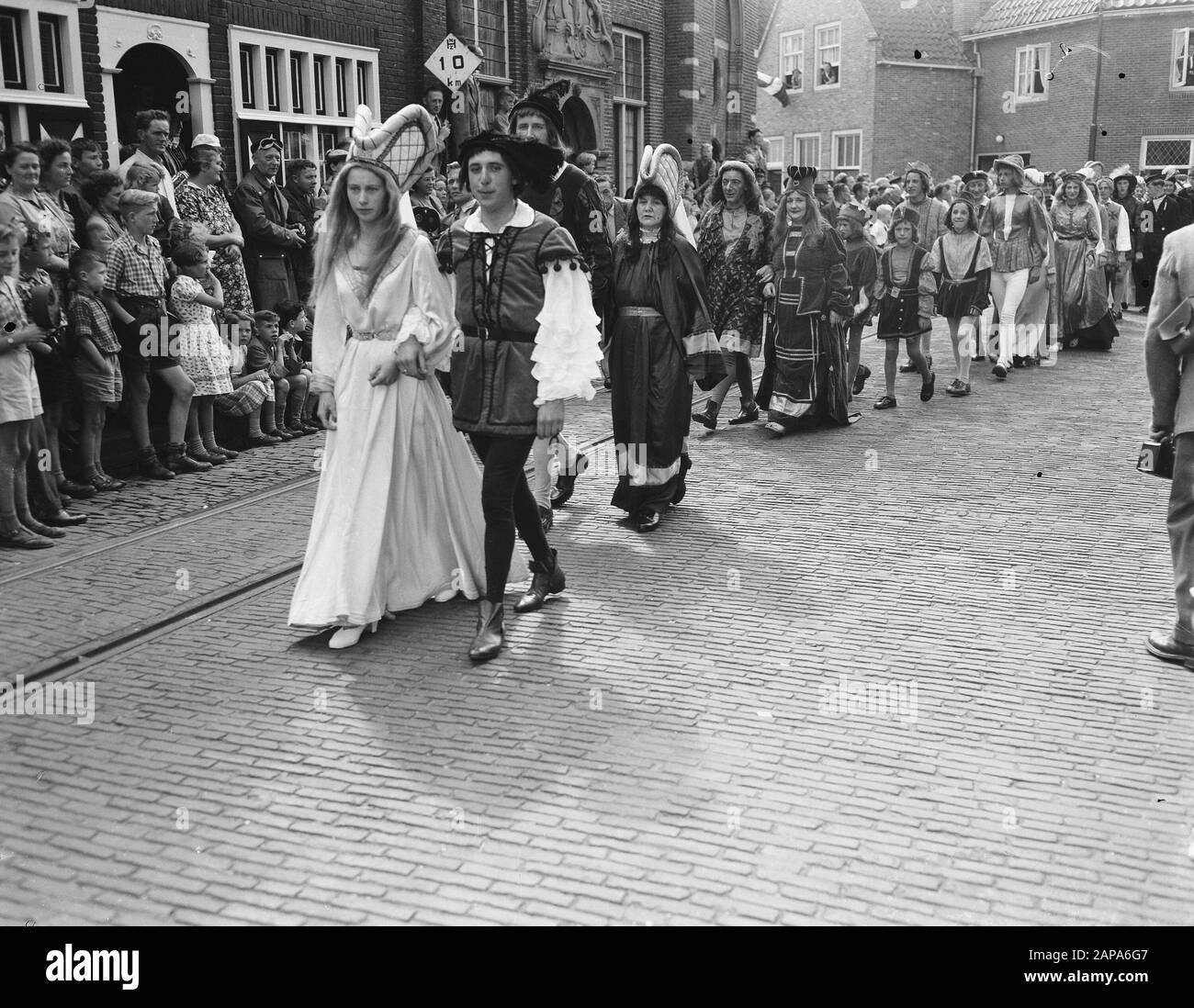 600 ans mariage de Monnickendam Date : 22 juillet 1955 lieu : Monnickendam mots clés : mariages Banque D'Images
