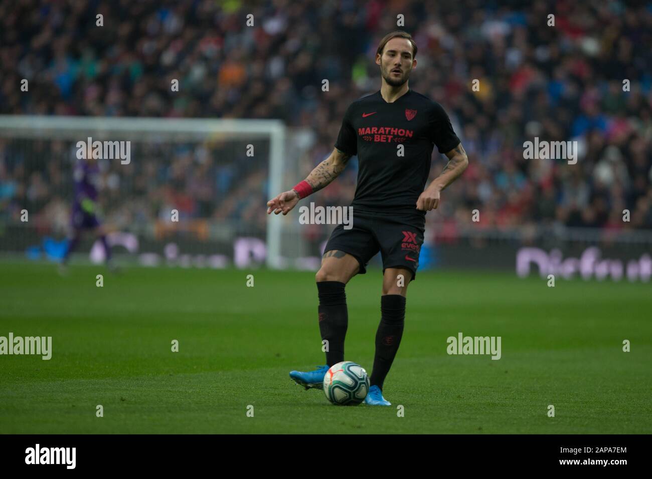 Madrid, Espagne. 18 janvier 2020. PENDANT LE MACTH REAL MADRID CONTRE SEVILLA FC AU STADE SANTIAGO BERNABEU. Samedi 18 JANVIER 2020 crédit: Cordon PRESS/Alay Live News Banque D'Images