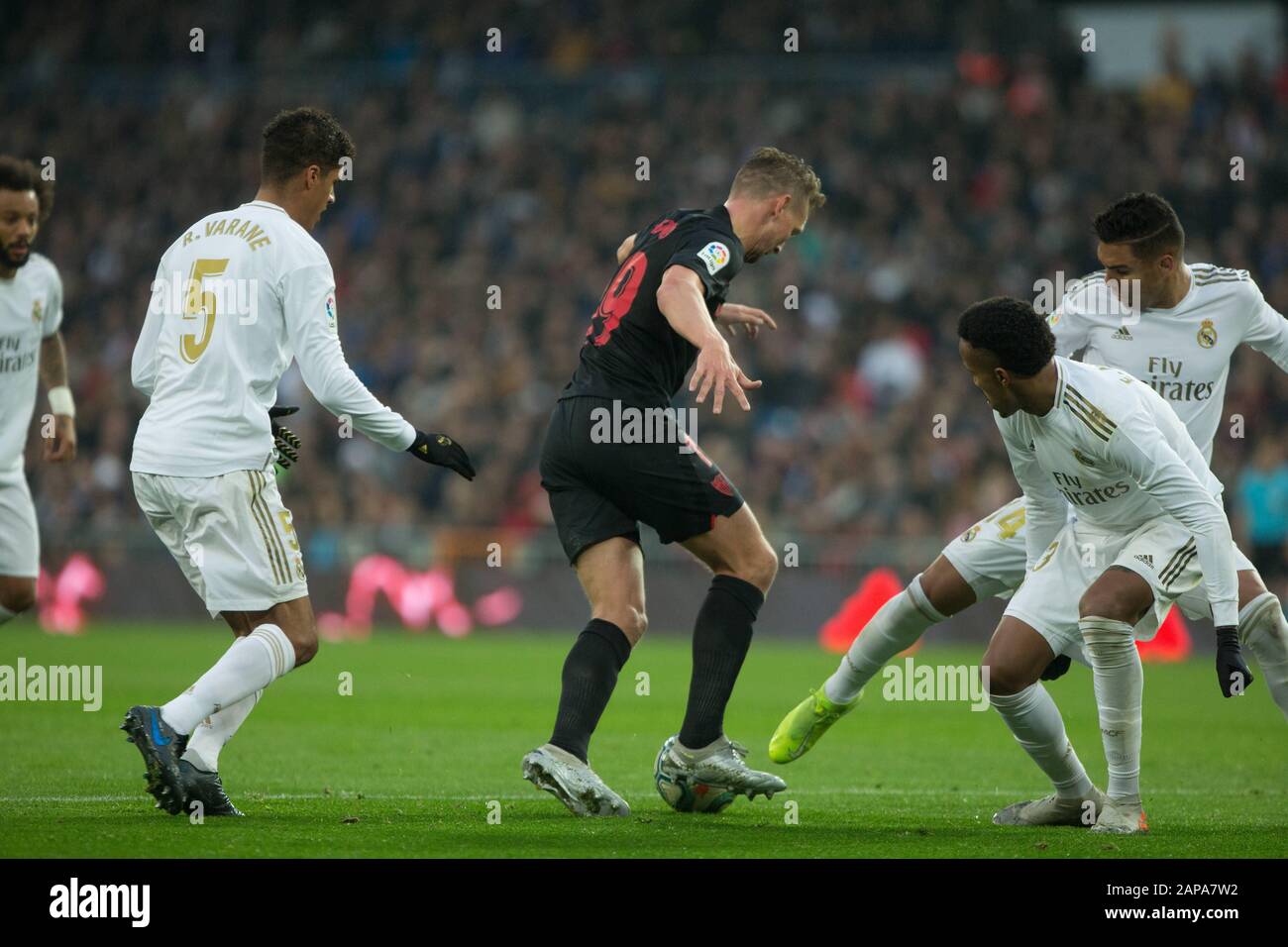 Madrid, Espagne. 18 janvier 2020. PENDANT LE MACTH REAL MADRID CONTRE SEVILLA FC AU STADE SANTIAGO BERNABEU. Samedi 18 JANVIER 2020 crédit: Cordon PRESS/Alay Live News Banque D'Images