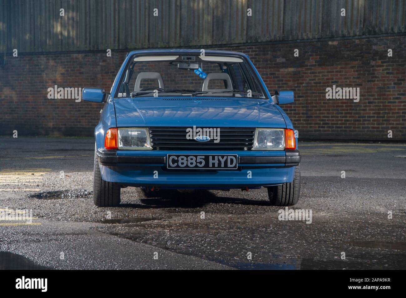 1985 marque 3 Ford Escort trois portes Estate Banque D'Images