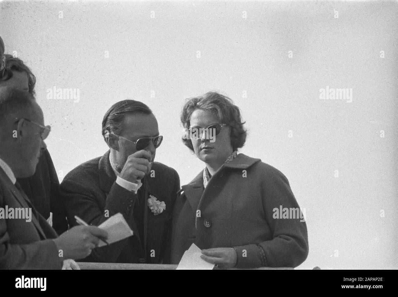 Les courses automobiles au circuit de Zandvoort du Grand Prix Prins Bernhard et de la Princesse Irene ont assisté aux matchs à Date : 31 mai 1959 Banque D'Images