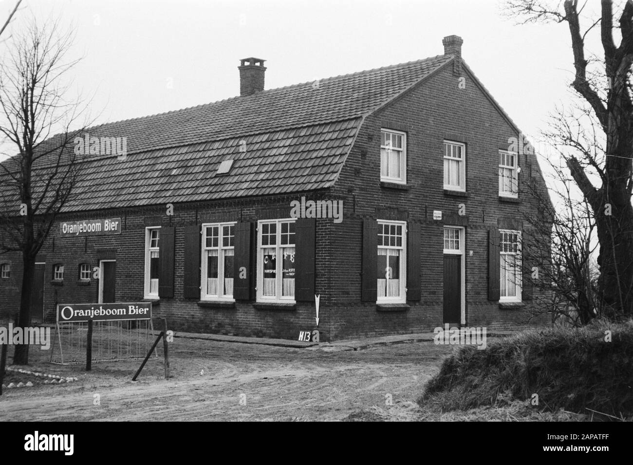 Services Culturels À Points Fixes Description: Café Hampoel (Terre De Ravenstein) Annotation: H-13. Terreinwatermodifications Banque D'Images Services Culturels À Points Fixes Description: Café Hampoel (Terre De Ravenstein) Annotation: H-13. Terreinwatermodifications Banque D'Images
